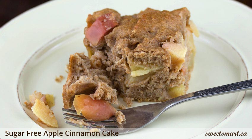 Low Sugar Apple Cinnamon Cake