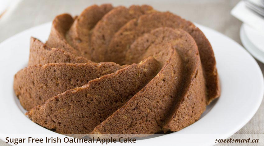 Low Sugar Irish Oatmeal Apple Cake