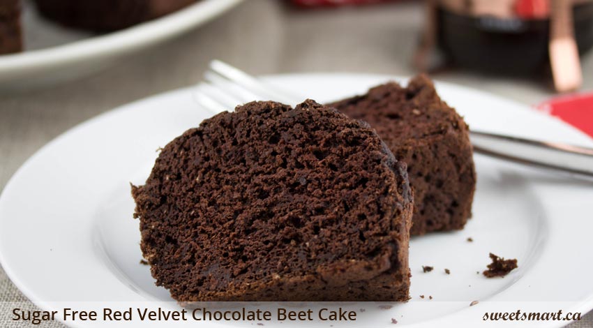 Low Sugar Red Velvet Chocolate Beet Cake