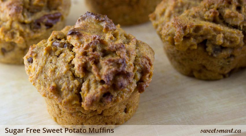 Low Sugar Sweet Potato Muffins