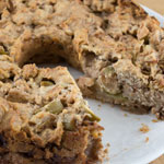 Low Sugar Apple Cream Cheese Coffee Cake