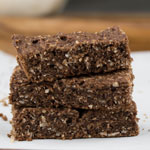 Low Sugar Chocolate Coconut Bars