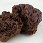 Sugar Free Gluten Free Chocolate Zucchini Muffins