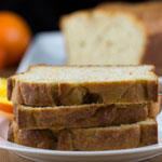 Low Sugar Orange Yogurt Loaf