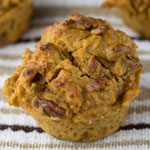 Low Sugar Sweet Potato Muffins