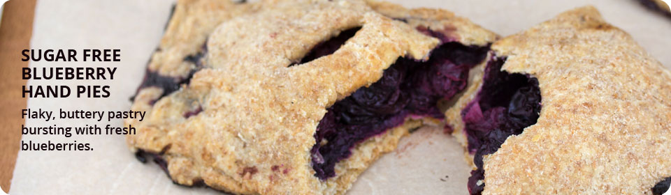 Sugar 

free blueberry hand pies