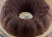 Low Sugar Chocolate Banana Bundt Cake