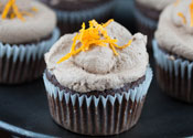 Low Sugar Chocolate Orange Cupcakes