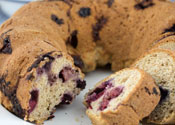 Low Sugar Mixed Berry Bundt Cake