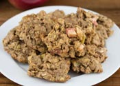 Low Sugar Oatmeal Apple Cookies