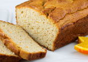 Low Sugar Orange Yogurt Loaf